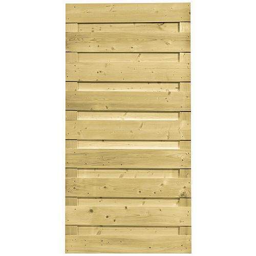 Sleutel piloot openbaring Tuinscherm geïmpregneerd horizontaal 180 x 90 cm 103289