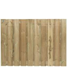 Tuinscherm geïmpregneerd grenen 21 planks 130 x 180 cm 103435