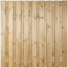 Tuinscherm geïmpregneerd grenen 19 planks 180 x 180 cm 103433