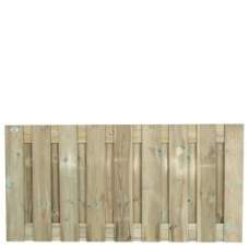 Tuinscherm geïmpregneerd grenen 19 planks 90 x 180 cm 133071