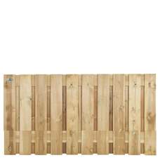 Tuinscherm geïmpregneerd grenen 21 planks 90 x 180 cm 133072