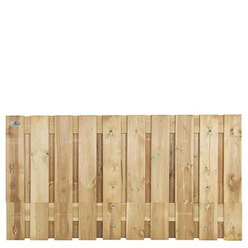 zonne bruid aardappel Tuinscherm geïmpregneerd vuren 21 planks 90 x 180 cm 133070