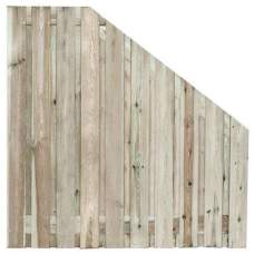 Tuinscherm geïmpregneerd grenen 21 planks afbouw 180>90 x 90 cm 150613