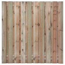 Tuinscherm aanbieding 21-planks 180 x 180 cm recht