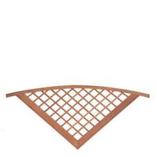 Kader voor toogscherm hardhout 80 x 160 cm