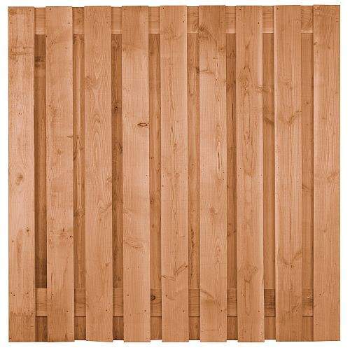 Tuinscherm aanbieding Douglas 19-planks 180 x 180 cm