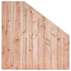 Tuinscherm Harz lariks 180 > 90 x 180 cm verloop