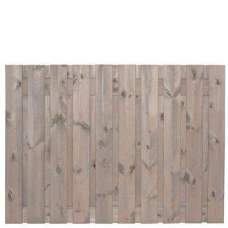 Tuinscherm Brussel zilvergrijs 130 x 180 cm recht Tuinscherm Brussel zilvergrijs 130 x 180 cm recht