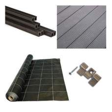 Vlonder totaalpakket composiet 21 mm composiet regels Vlonder totaalpakket composiet 21 mm composiet regels
