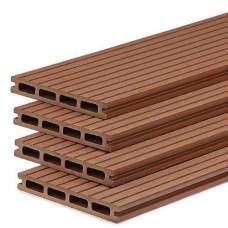 Composiet vlonderplank 2,1 x 15 x 400 cm redwood Composiet vlonderplank 2,1 x 15 x 400 cm redwood
