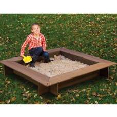 AANBIEDING Zandbak premium composiet 140 x 140 x 20 cm AANBIEDING Zandbak premium composiet 140 x 140 x 20 cm